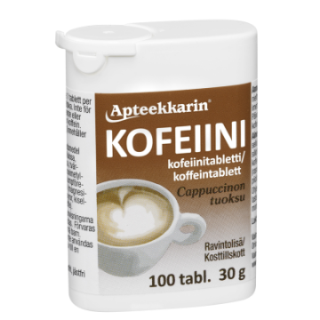 Apteekkarin Kofeiini 100 tabl