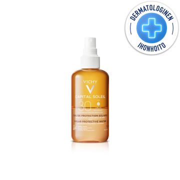 Vichy CS aurinkosuojavesi SPF30 (edistää ihon päivettymistä) 200 ml