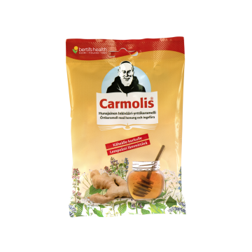 Carmolis Inkivääri-hunajakaramelli 75 g