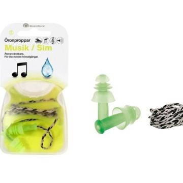 SwedSafe Music & Swim korvatulppa (S) 1 pari