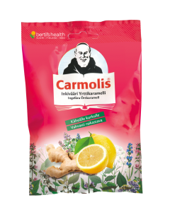 Carmolis Inkivääri Yrttikaramelli 75 g
