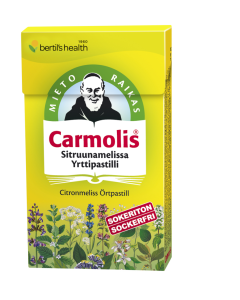 Carmolis Sitruunamelissa yrttipastilli  45 g