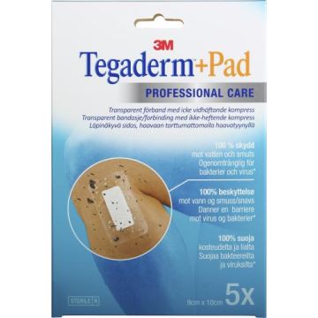 3M Tegaderm+Pad Haavakalvo tyynyllä 9 x 10 cm 3586SP 5 kpl