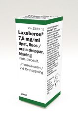 LAXOBERON tipat, liuos 7,5 mg/ml 30 ml