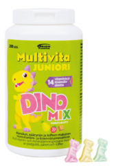 MULTIVITA JUNIORI DINO MIX MONIVITAMIINI 200 PURUTABL