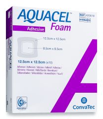 AQUACEL FOAM 12,5X12,5 CM ADH 10 kpl