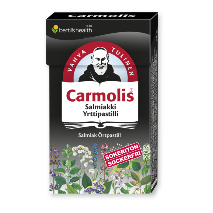 Carmolis Salmiakki yrttipastilli