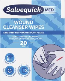 SalvequickMED Wound Cleanser Wipes 20 kpl
