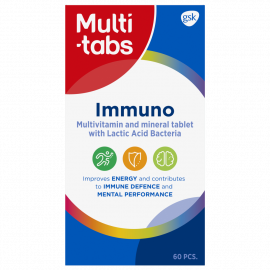 Multi-tabs Immuno Monivit. + Maitohappobakteeri 60 kpl
